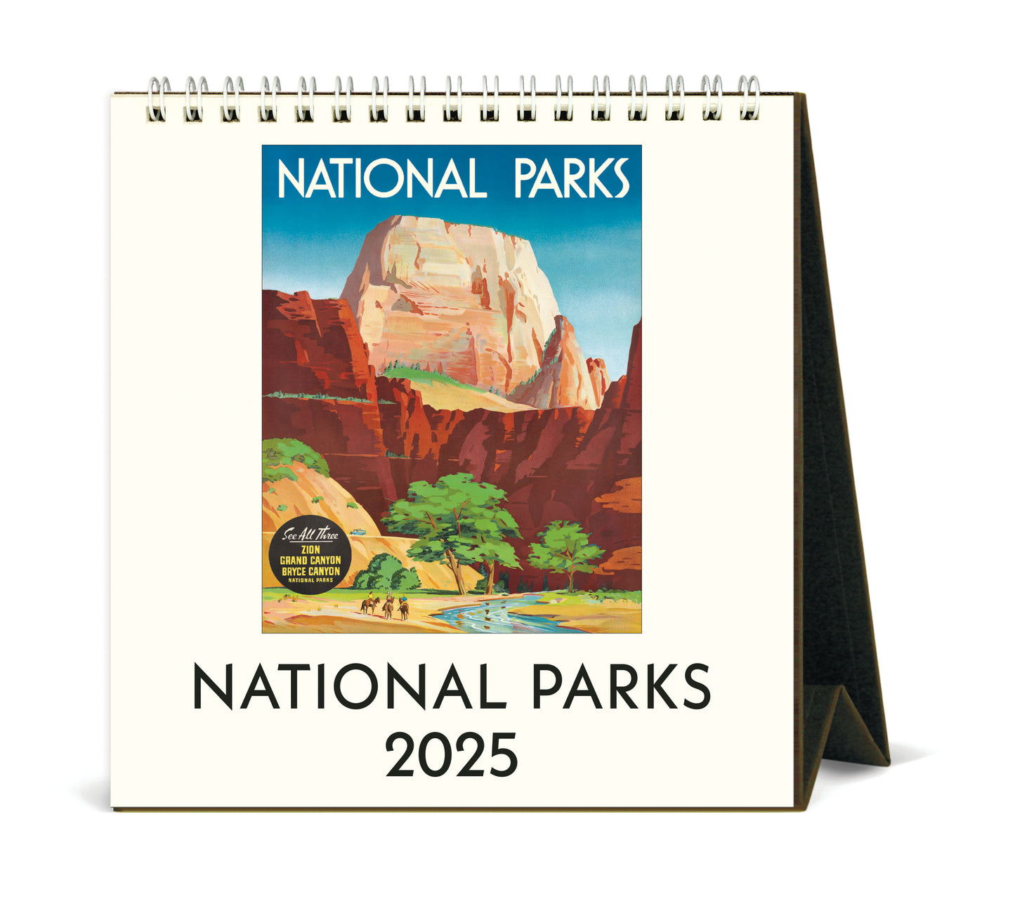 Cavallini & Co. 2025 Desk Calendar - National Parks