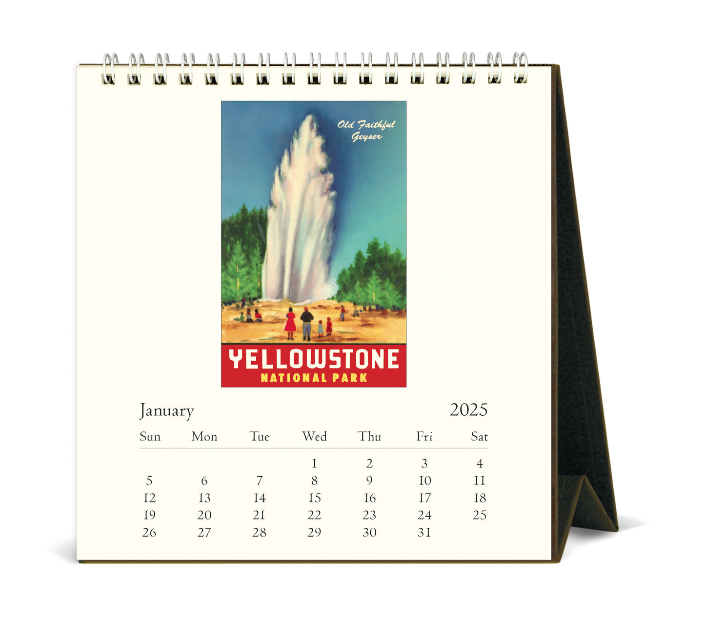 Cavallini & Co. 2025 Desk Calendar - National Parks