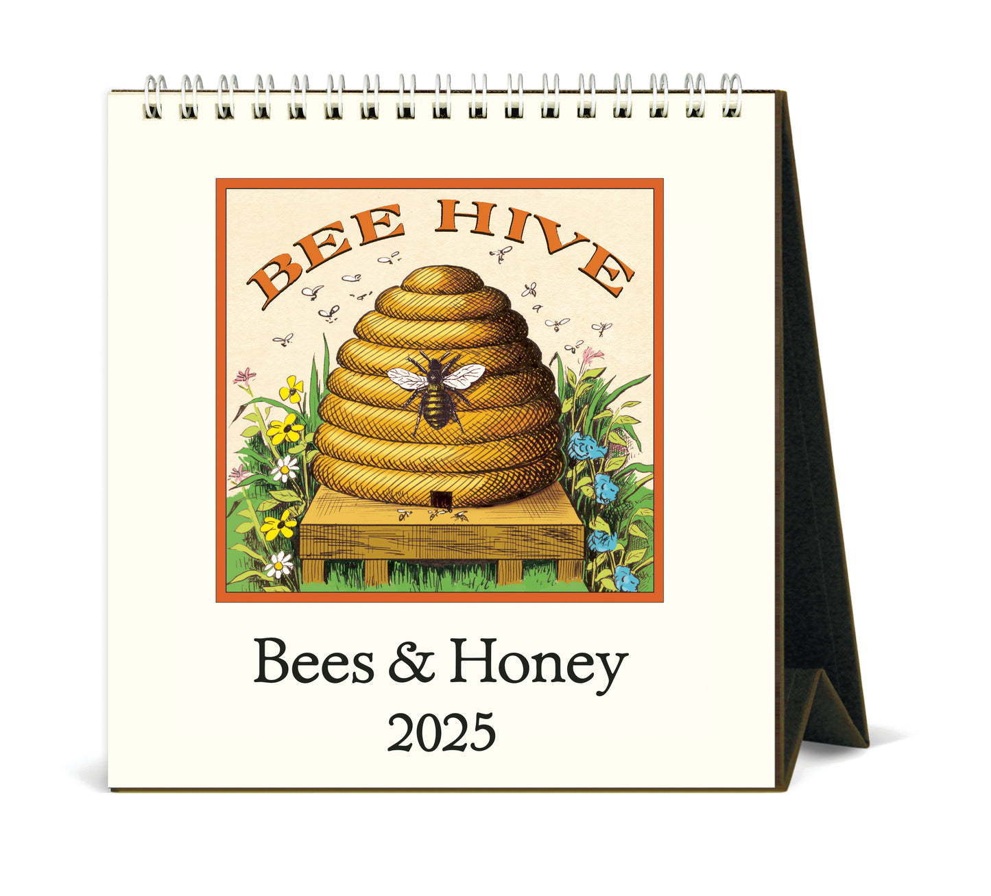 Cavallini & Co. 2025 Desk Calendar - Bees & Honey