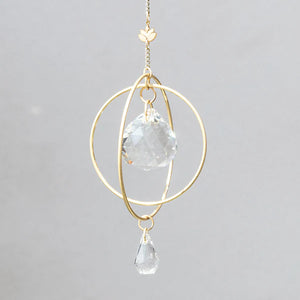 Mini Suncatcher - Lotus/Strength