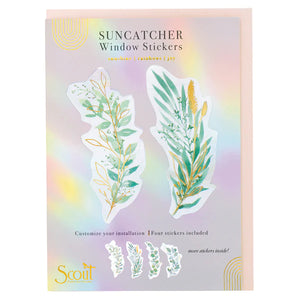 Suncatcher Sticker - Watercolor Botanical