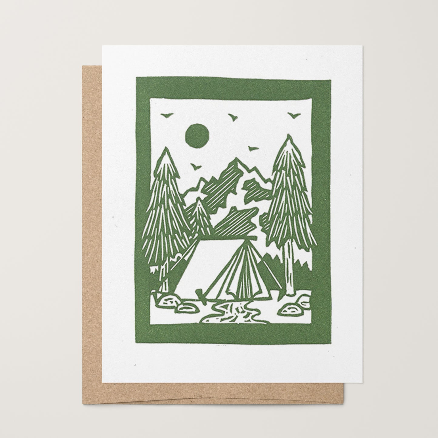 Camping Tent Card