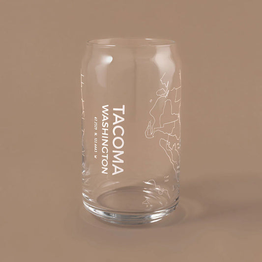 The Can Drinking Glass - Tacoma Map