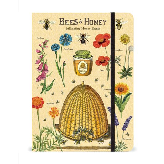 Cavallini & Co. Large Notebook - Bees & Honey