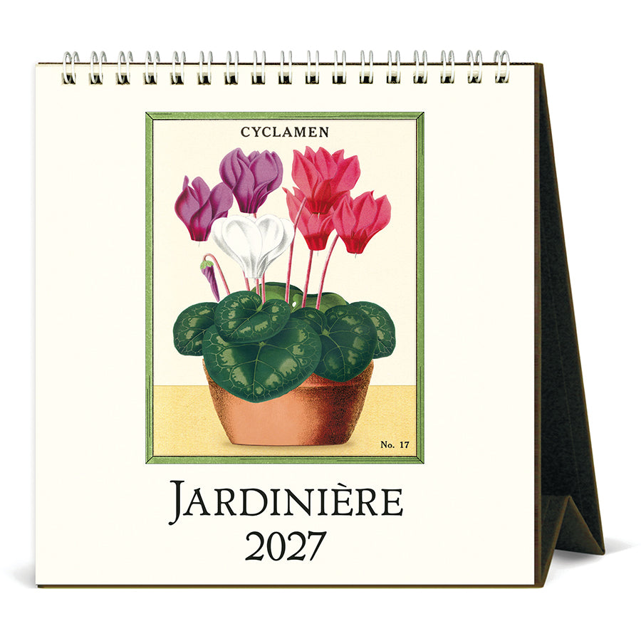 Cavallini & Co. 2027 Desk Calendar - Jardiniere