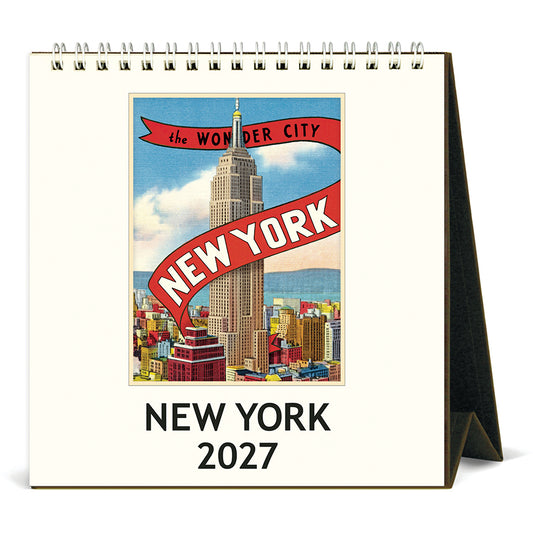 Cavallini & Co. 2027 Desk Calendar - New York