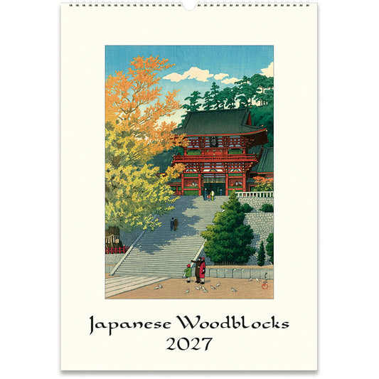 Cavallini & Co. 2027 Wall Calendar - Japanese Woodblocks