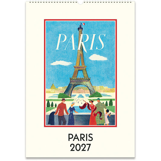 Cavallini & Co. 2027 Wall Calendar - Paris
