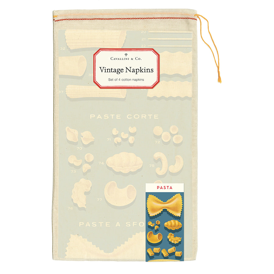 Cavallini & Co. Cloth Napkin Set of 4 - Pasta