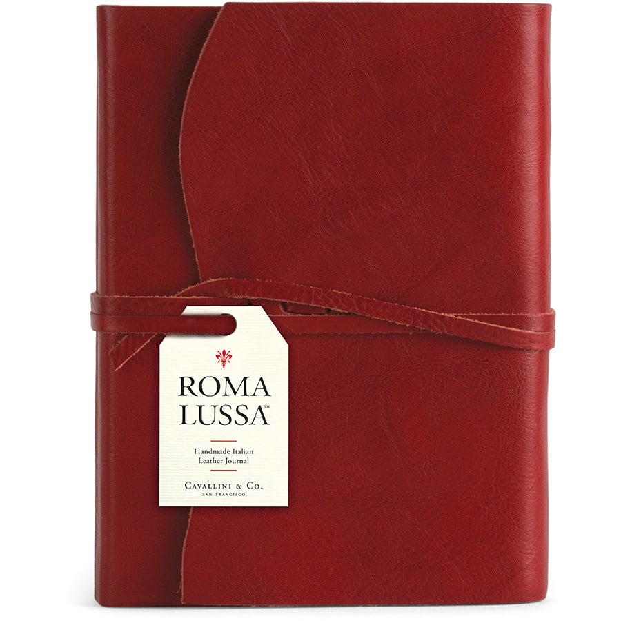 Cavallini Journal Roma Lussa In Red