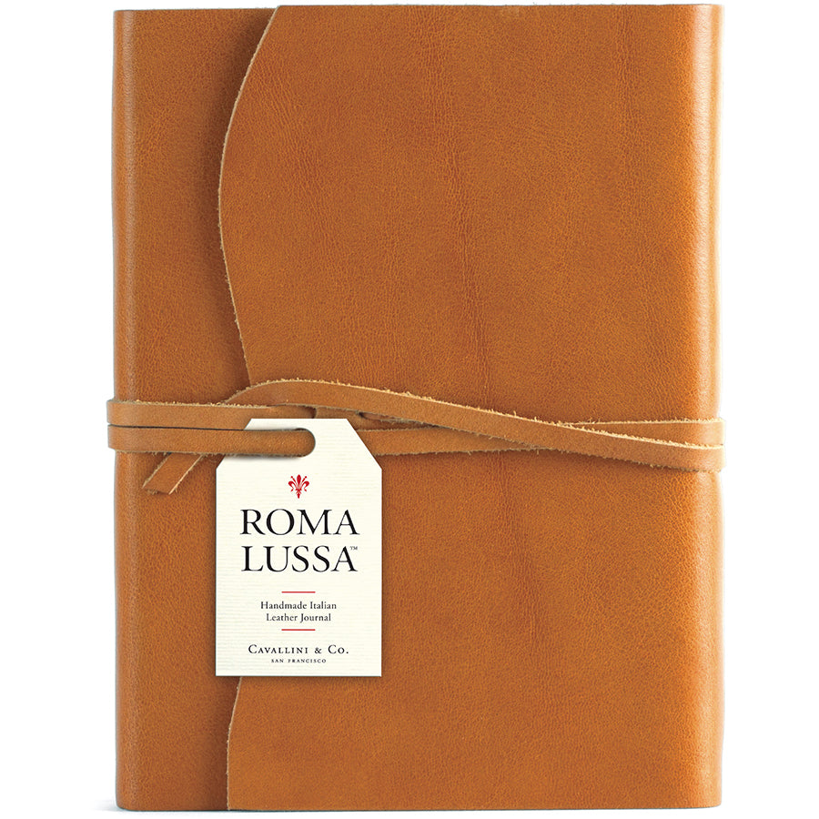 Cavallini Journal Roma Lussa in Tan