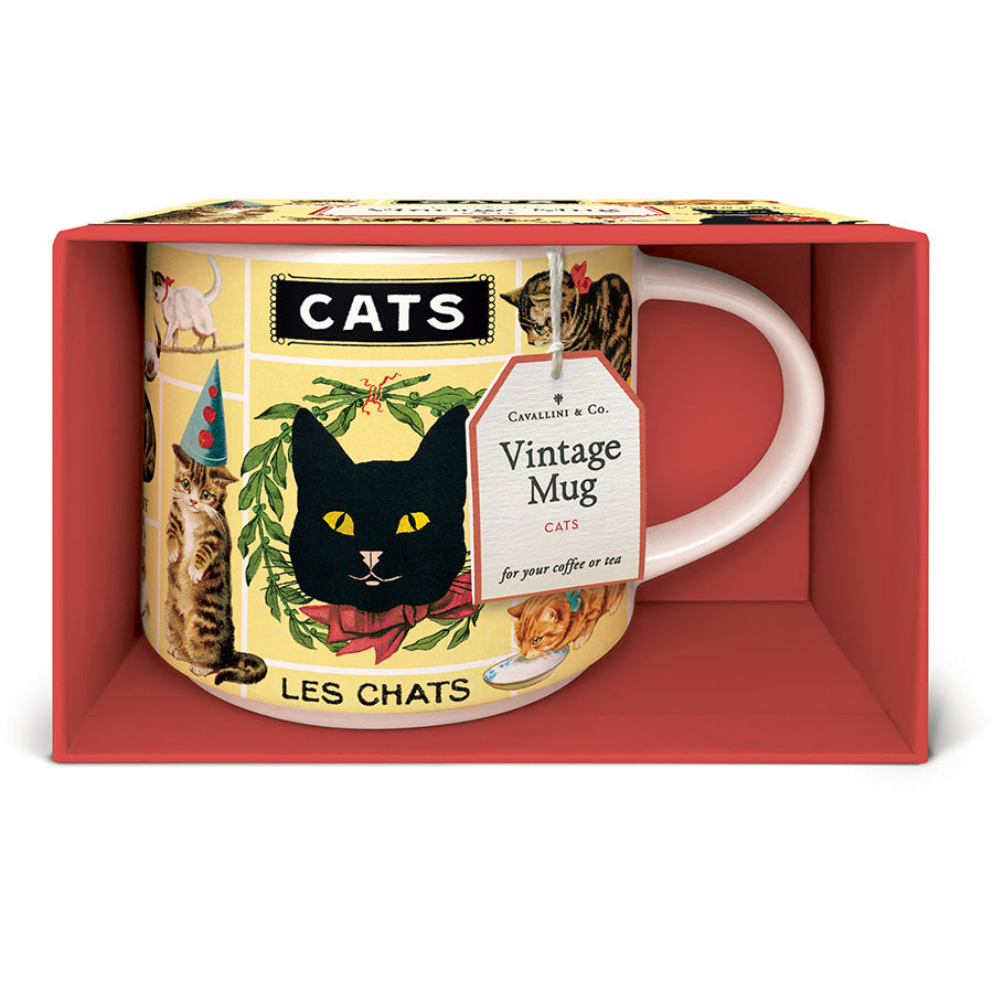 Cavallini & Co. Vintage Mug - Cats