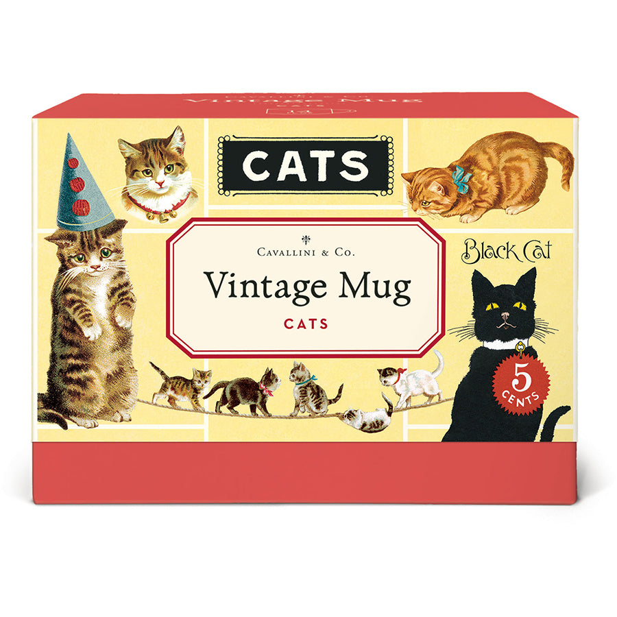 Cavallini & Co. Vintage Mug - Cats