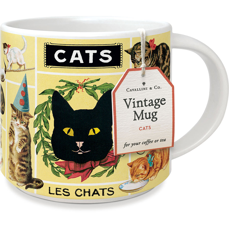 Cavallini & Co. Vintage Mug - Cats