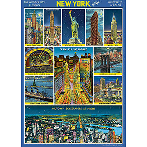 Cavallini & Co. Wrap - New York City by Night