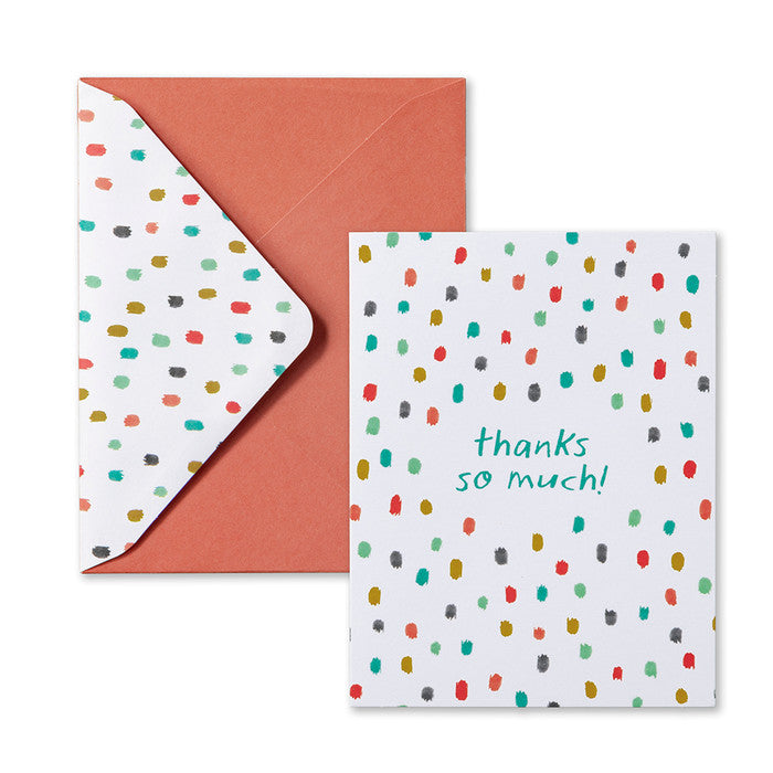 Confetti - Blank Thank You Note Cards