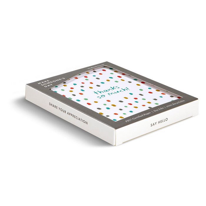 Confetti - Blank Thank You Note Cards