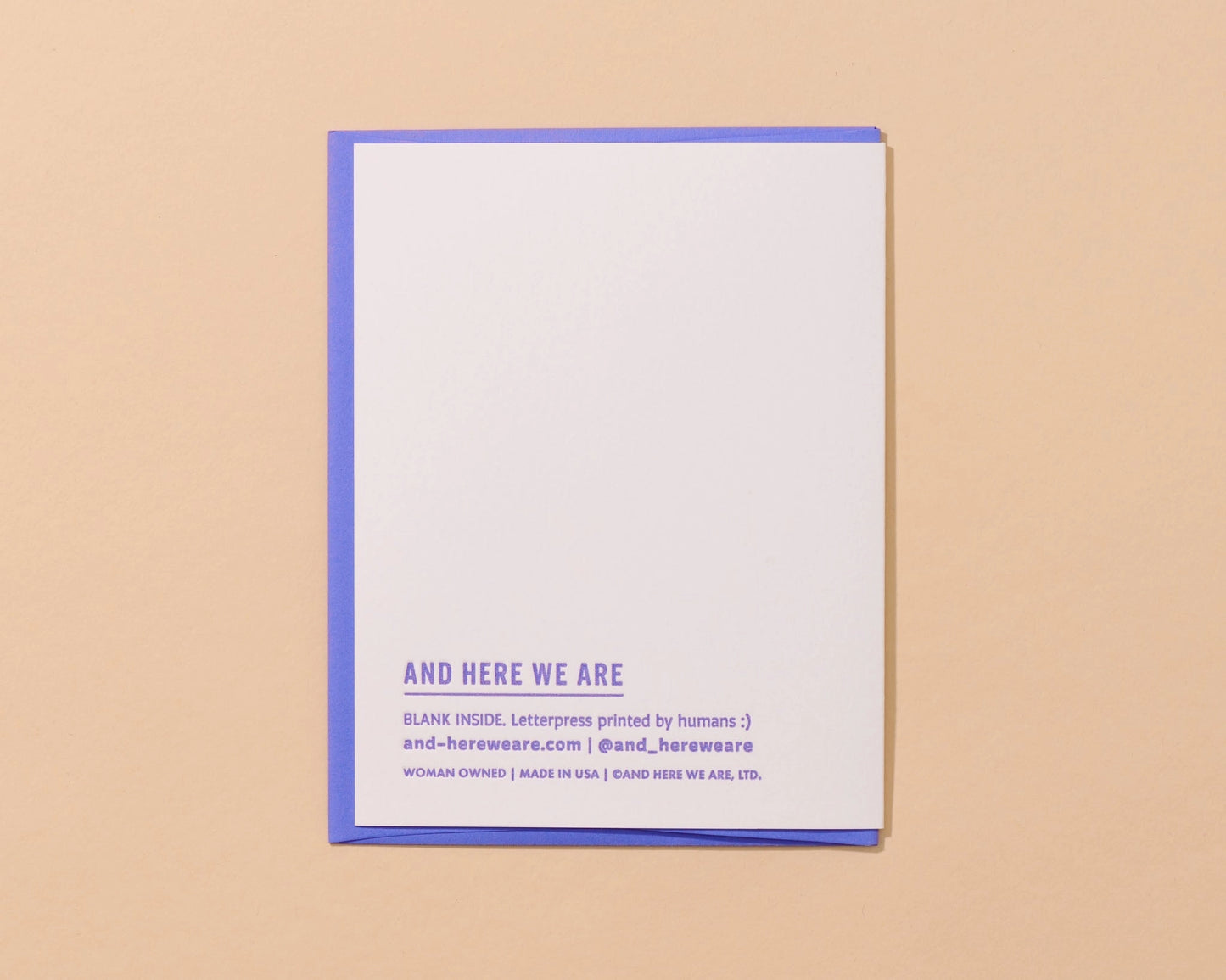 Coolest Cat Letterpress Card