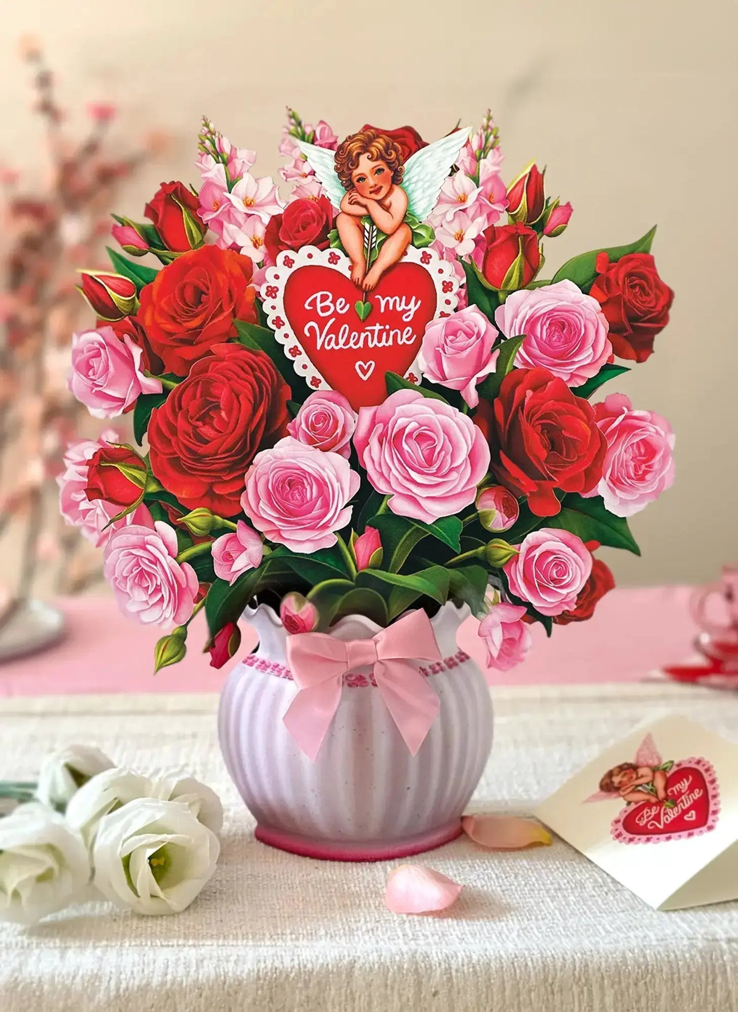 Cupid's Valentine FreshCut Paper Card