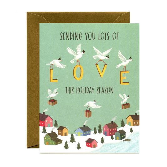 Sending You Holiday Love Card