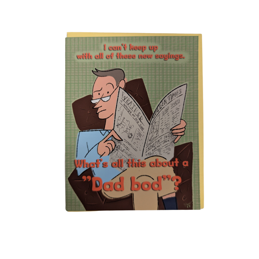 Dad Bod Father's Day Card
