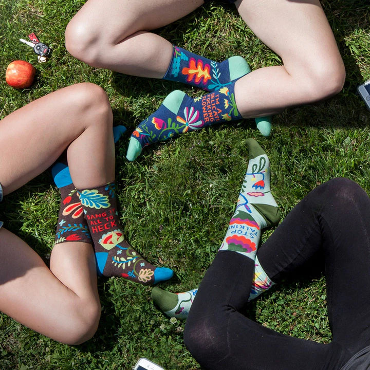 Delicate F*cking Flower Women's Crew Socks