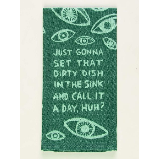 Dish In The Sink Dish Towel