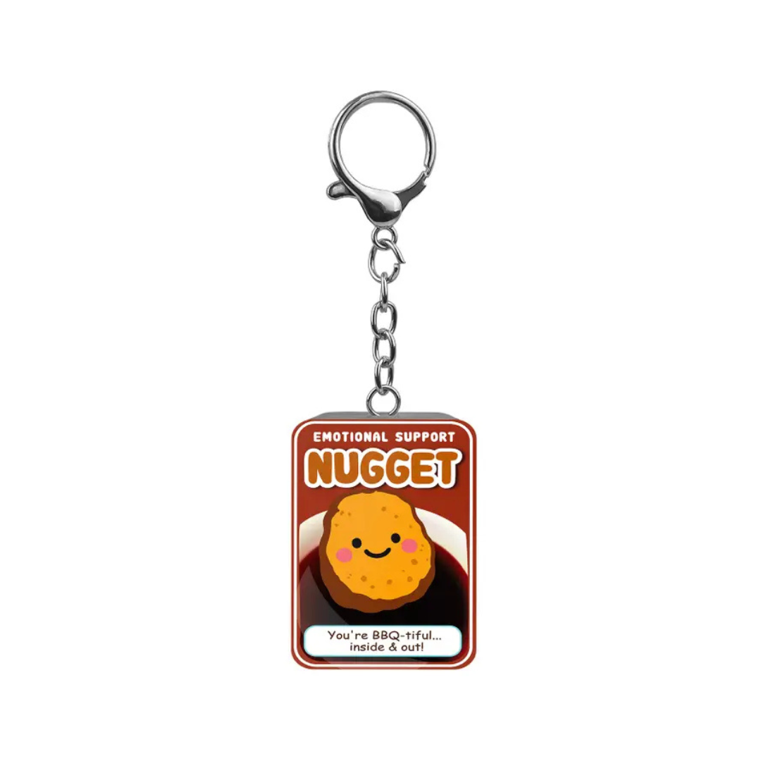 Emotional Support Nugget Keychain