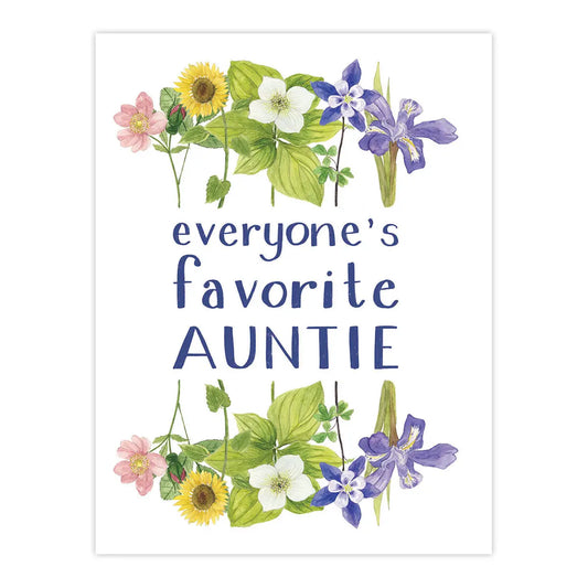 Everyone's Favorite Auntie card