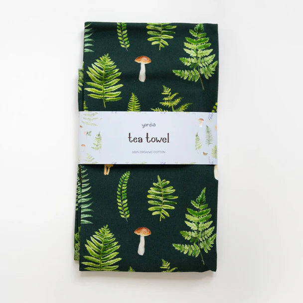 Ferns Organic Cotton Tea Towel