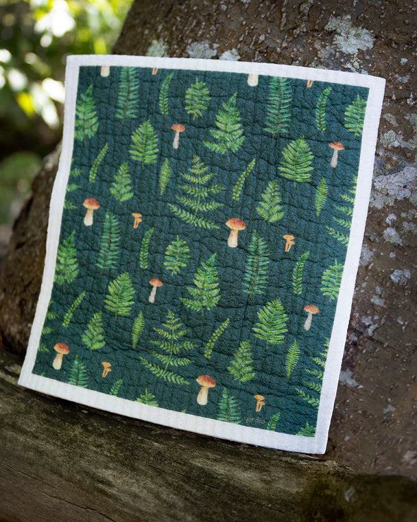 Ferns Sponge Cloth - Cellulose Sponge Dish Cloth