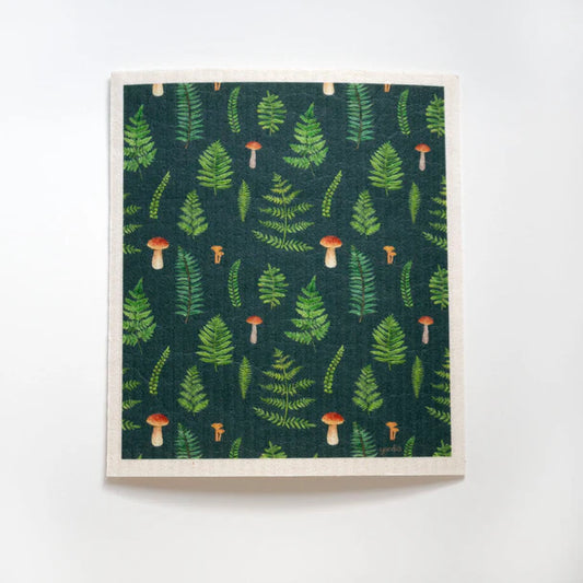 Ferns Sponge Cloth - Cellulose Sponge Dish Cloth