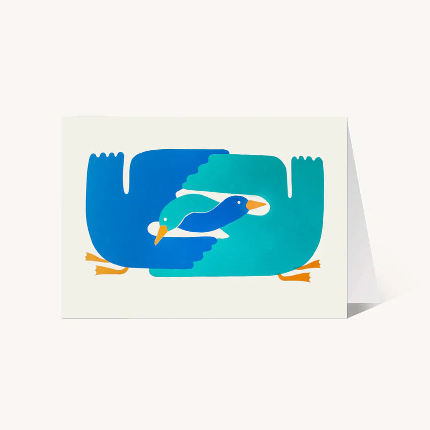Flock Together Goose Card by Fireweed Press