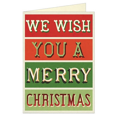 Cavallini & Co. Greeting Card - Merry Christmas