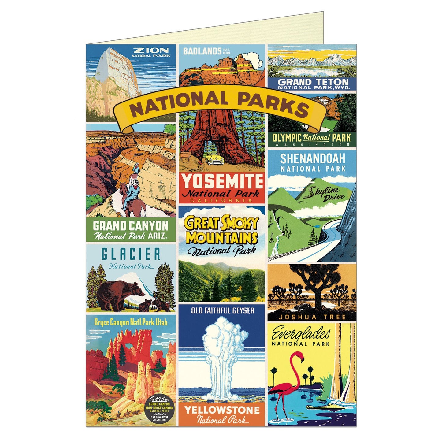 Cavallini & Co. Greeting Card - National Parks
