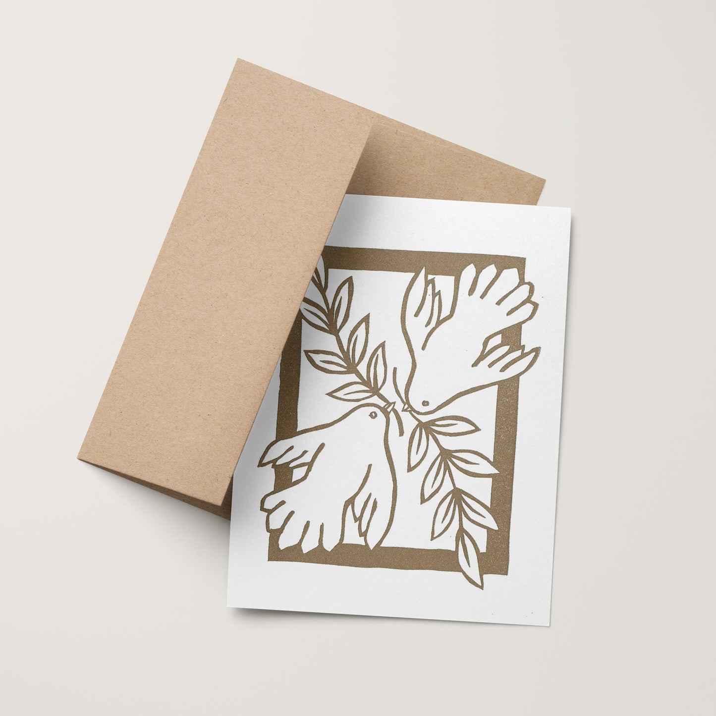 Golden Dove Card