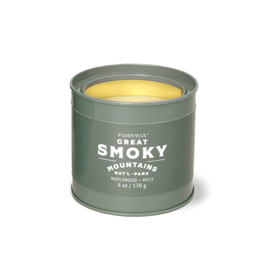 Parks 6oz Tin Candle - Great Smoky Mountains