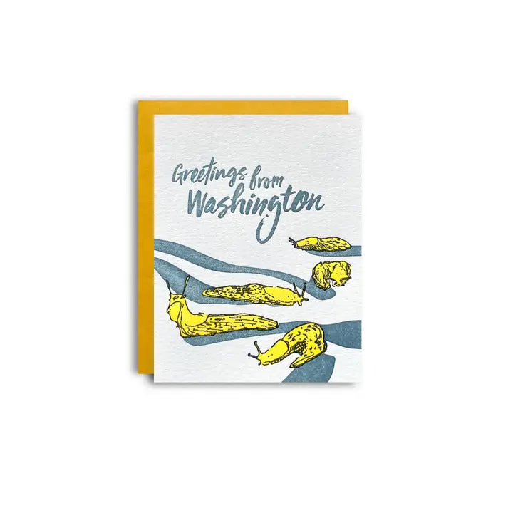 Greetings From Washington Slugs Card
