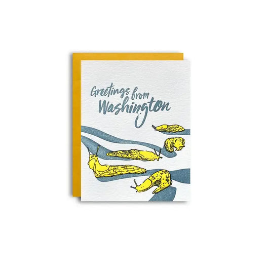 Greetings From Washington Slugs Card