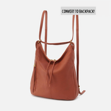 Load image into Gallery viewer, Hobo Merrin Convertible Backpack - Cognac
