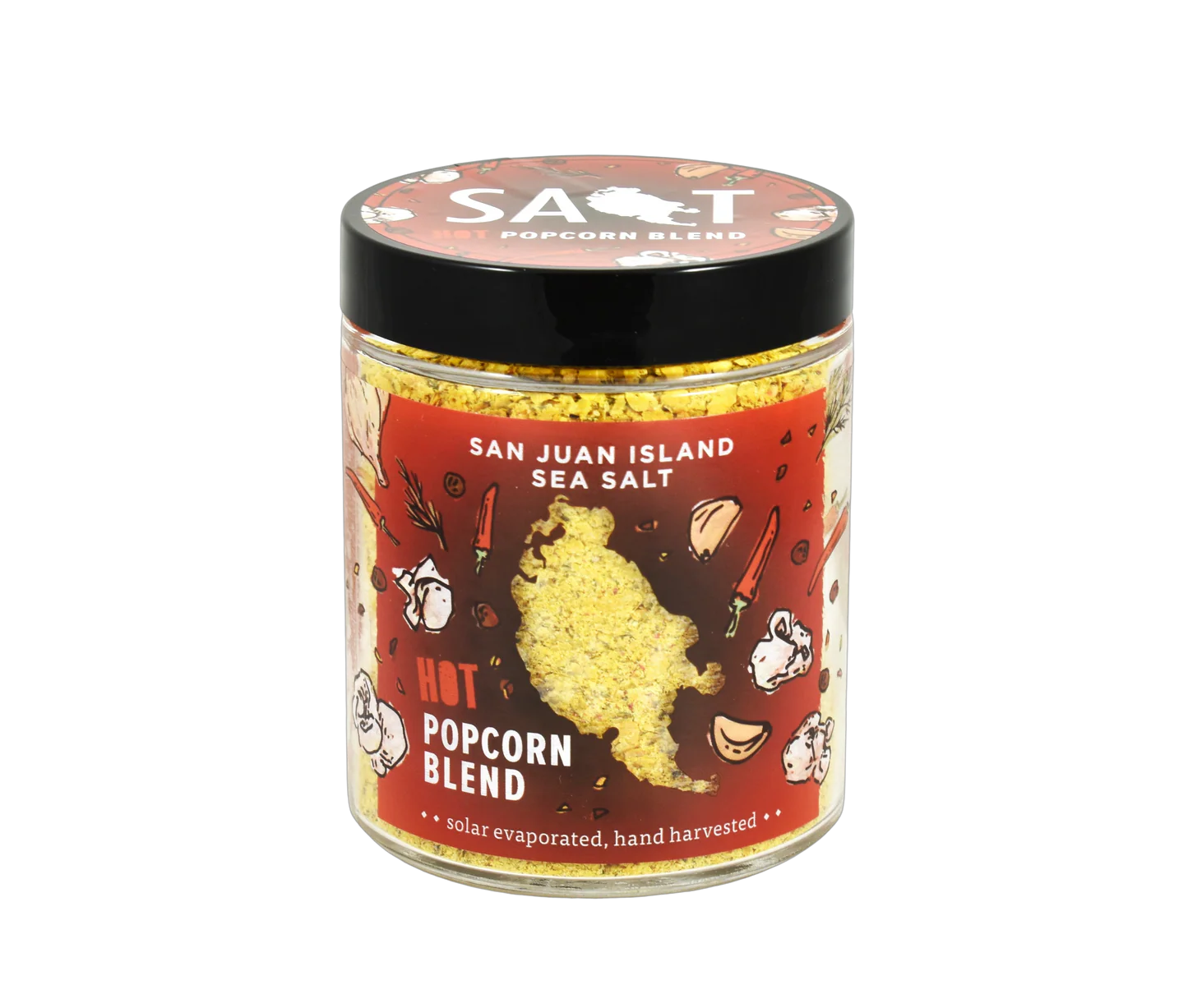 San Juan Island Sea Salt - Hot Popcorn Seasoning Blend