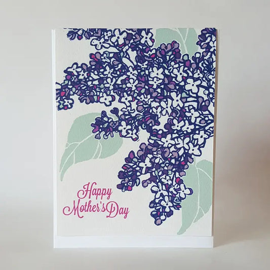 Happy Mother's Day Lilac Greeting Card