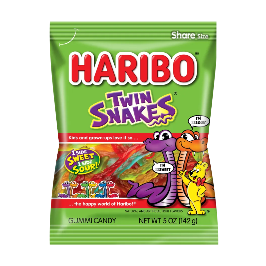 Haribo Twin Snakes gummy candy 