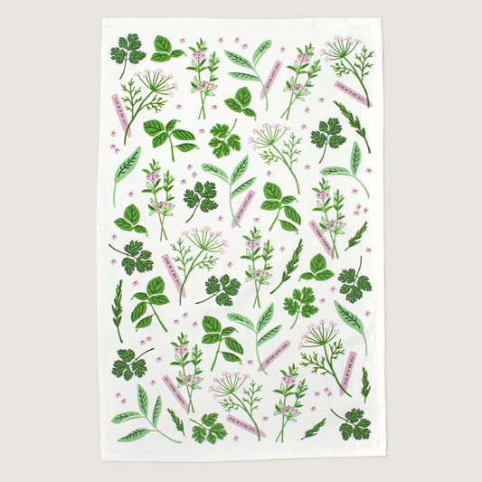 Tea Towel - Herbs