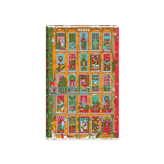 Maeve Chocolate's "Only Chocolate in the building" advent calendar looks like a festive apartment building