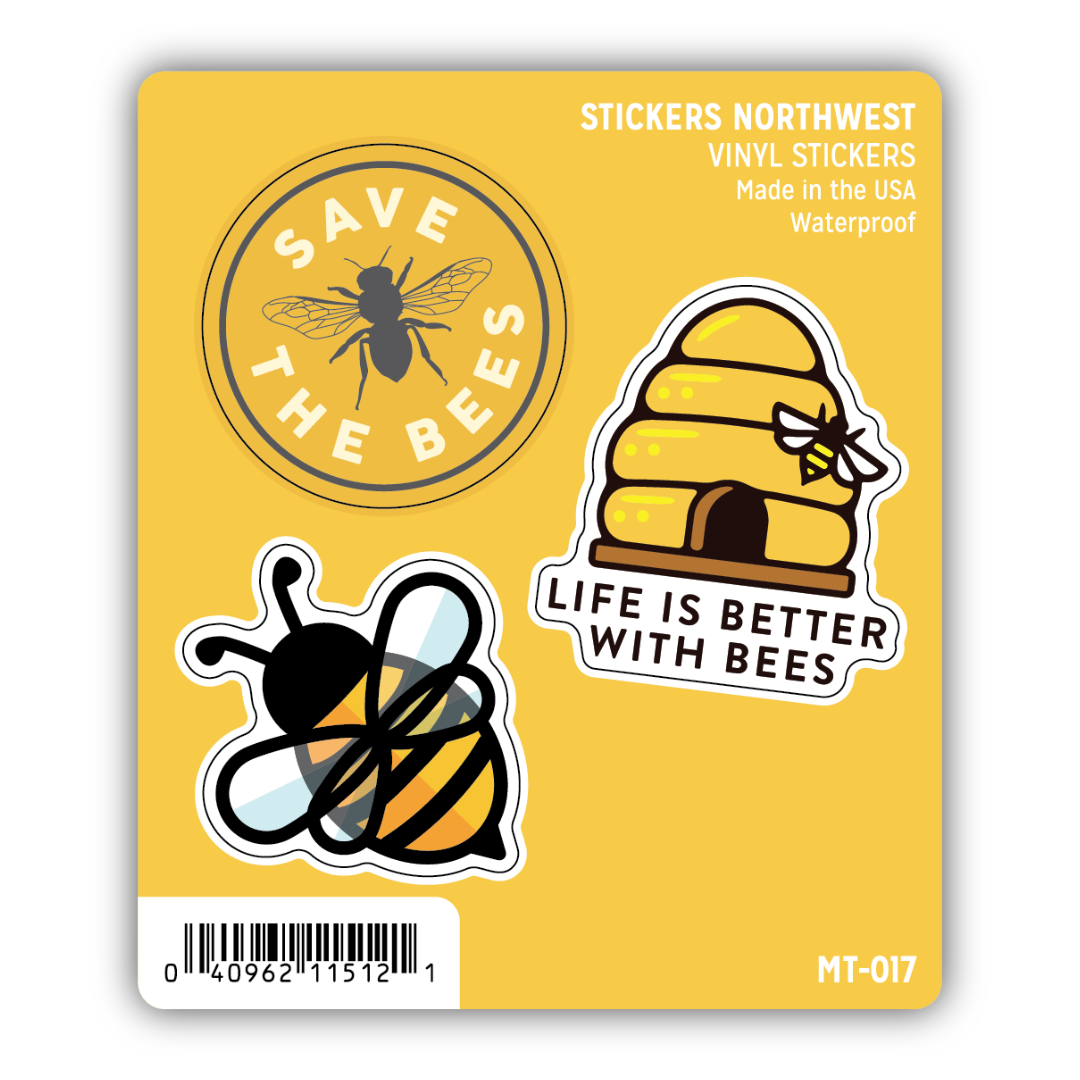 Honeybee Mini Trio Sticker Set