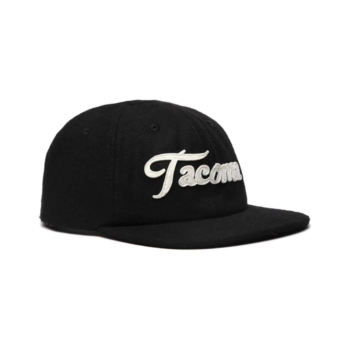 Tacoma Script Snapback - Black