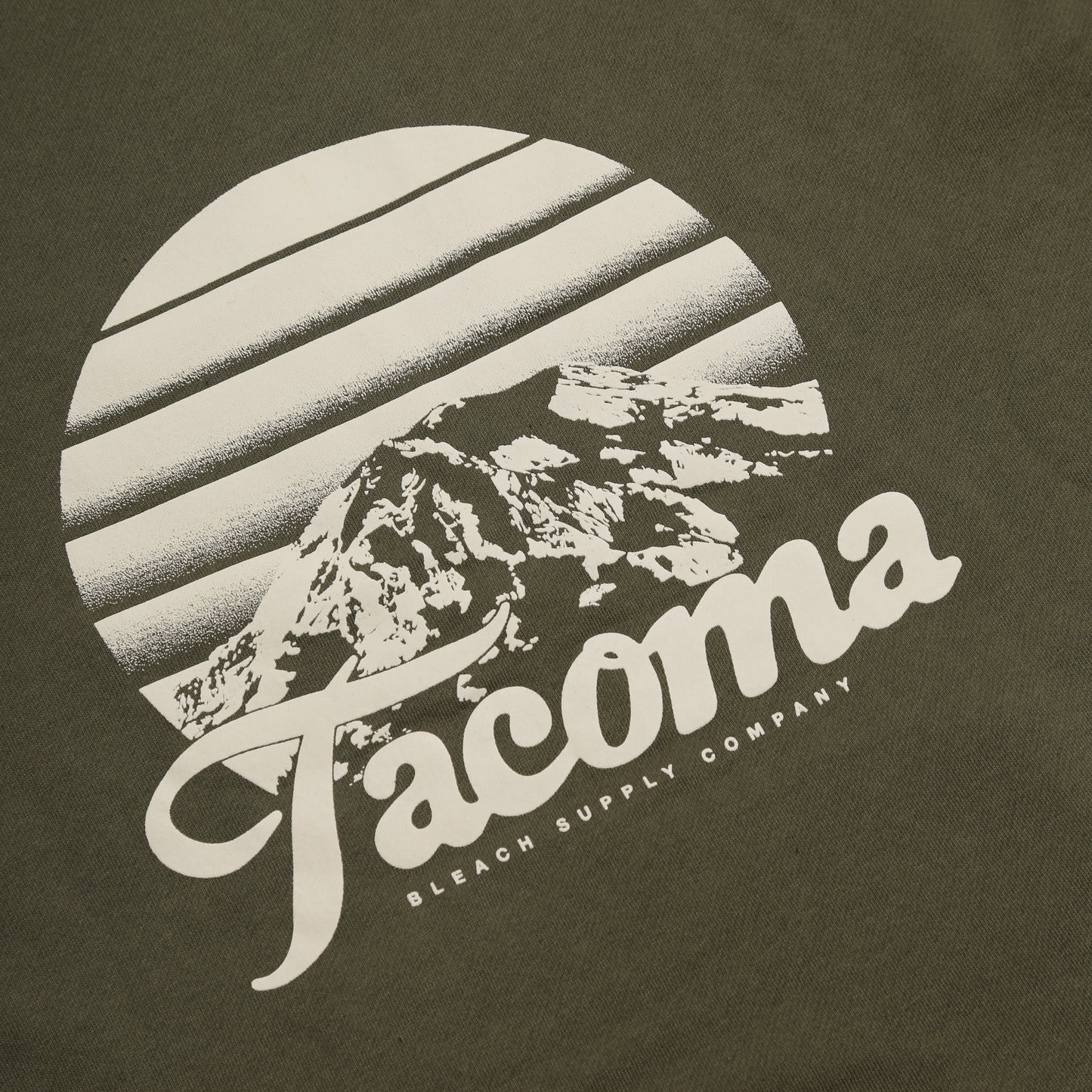 Tahoma Sunset Hoodie - Army/Clay