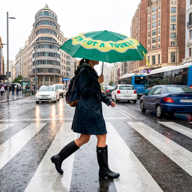 I'm Not A Tourist Foldable Umbrella