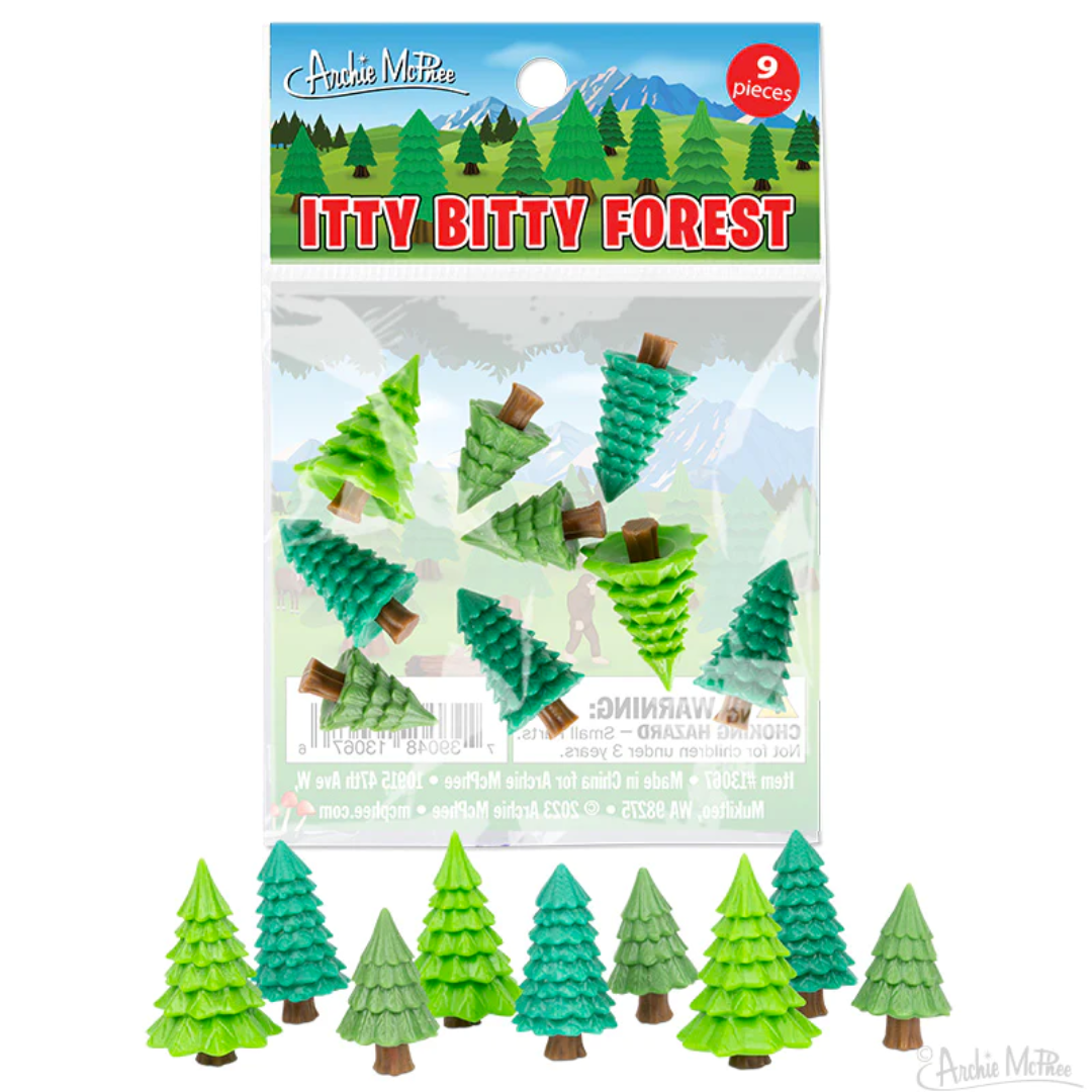 Itty Bitty Forest Bag of 9